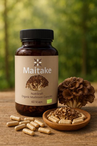 Nutrikraft Organic Maitake Mushroom Capsules