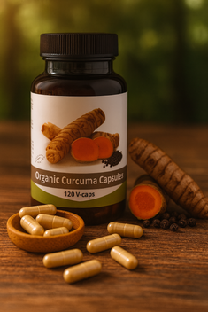 Nutrikraft - Turmeric cu Piperină Capsule 600 mg 60 Capsule Bio