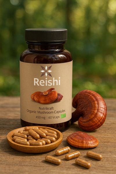 Nutrikraft - Reishi Mushroom Capsules Organic