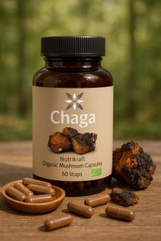 Nutrikraft - Chaga Capsule 450 mg 60 Capsule Bio