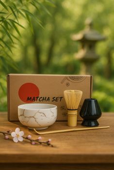 Set Matcha în Cutie Cadou
