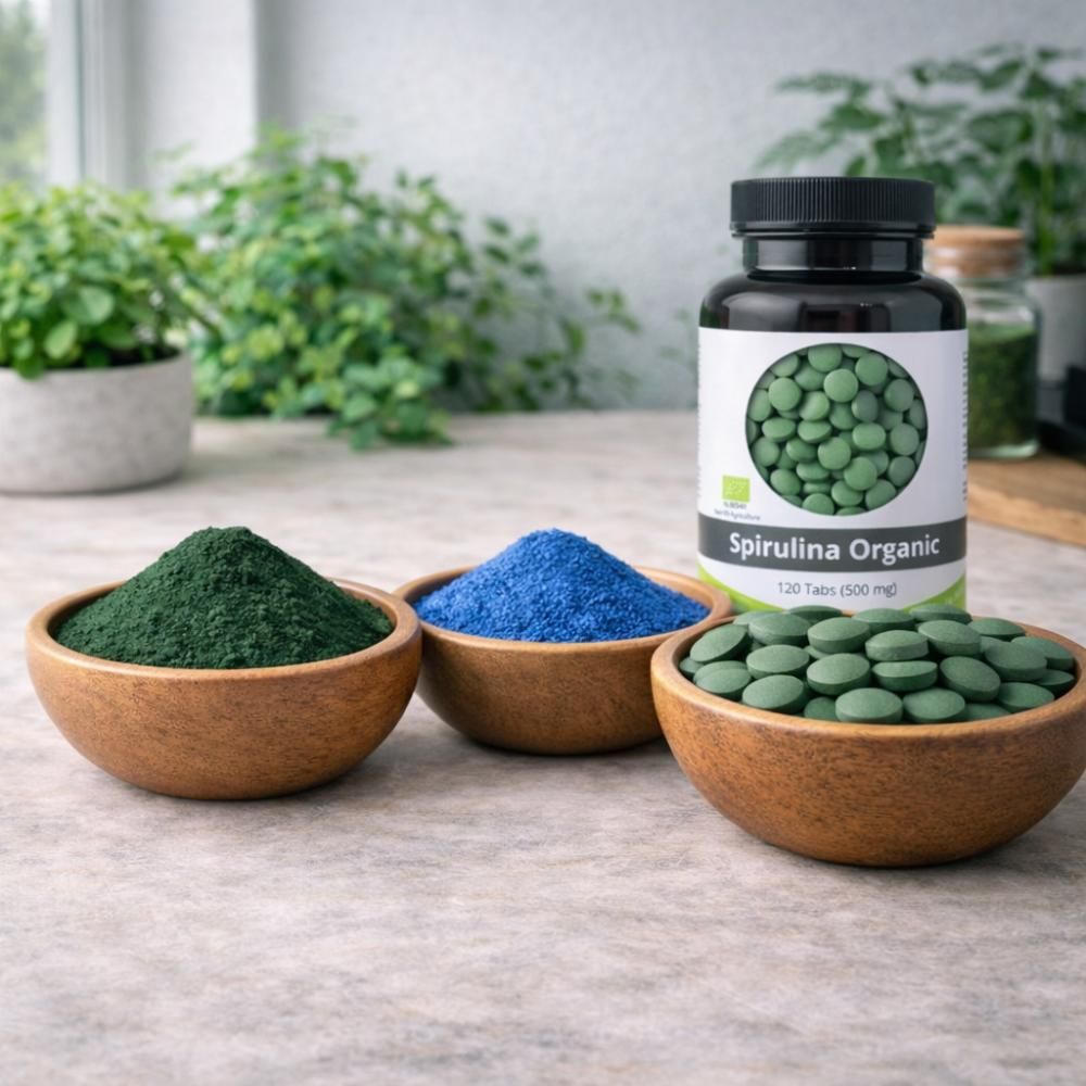 Spirulină pudră