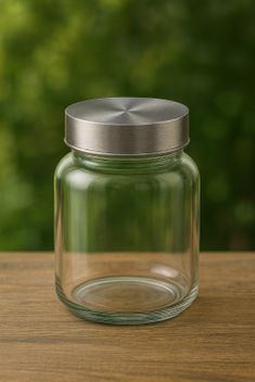 Borcan pentru Condimente din Sticlă cu Capac Metalic 150 ml