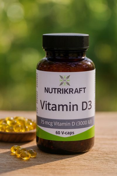 Nutrikraft - Vitamine D3 (3000 IE) Afb. 5