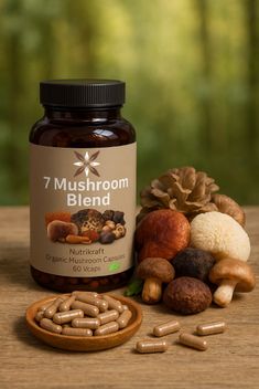 Nutrikraft - 7 Ciuperci Capsule 625 mg 60 Capsule Bio