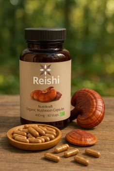 Nutrikraft - Reishi Capsule 450 mg 60 Capsule Bio