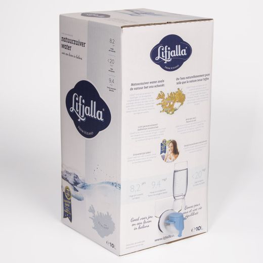 Lifjalla Gletcherwater Bag-in-Box 10L pallet 72 stuks hoofdafbeelding