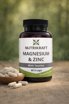 Nutrikraft - Magneziu/Zinc Capsule 170 mg 60 Capsule